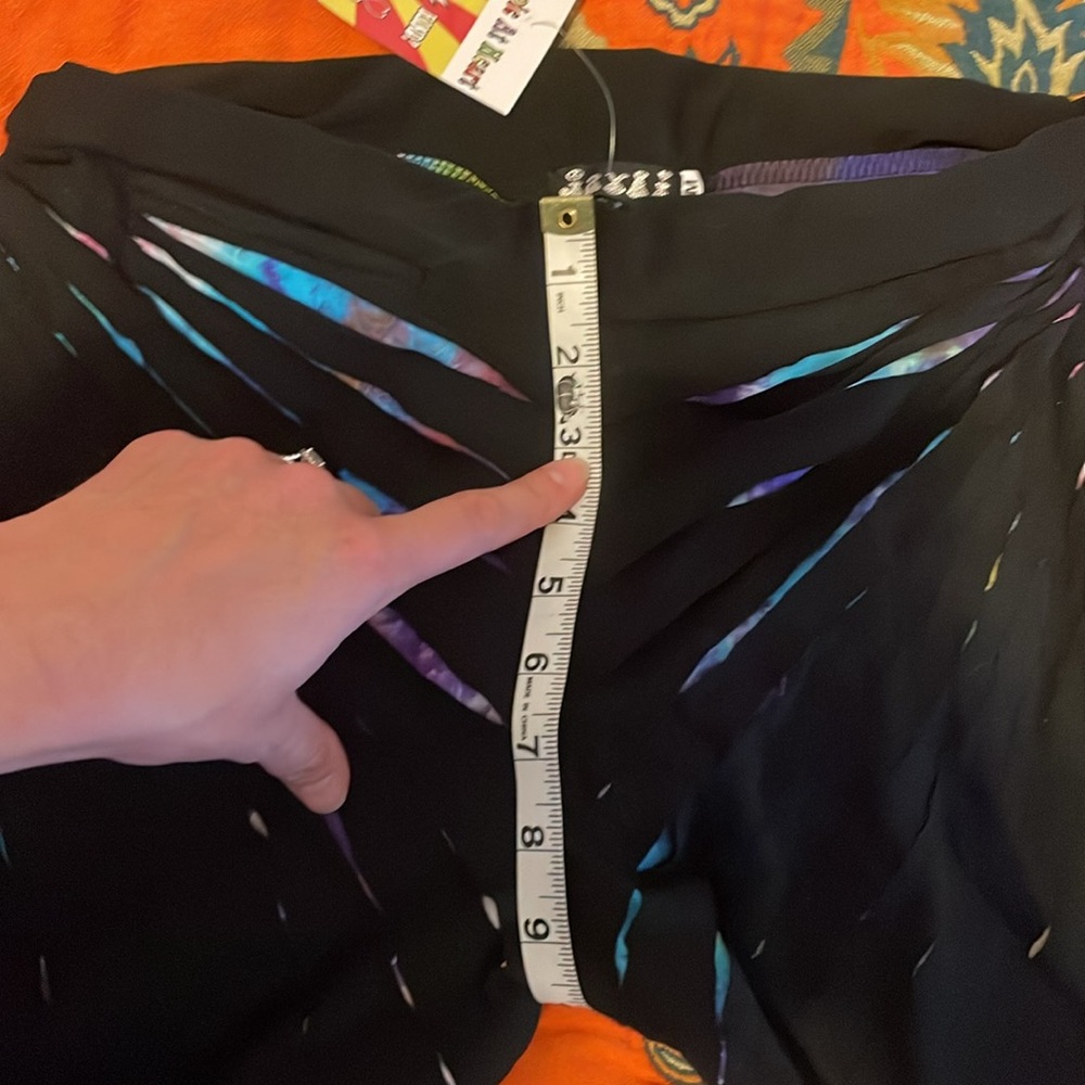 Jayli black and rainbow tie-die pants (P-2) - Picture 5 of 7